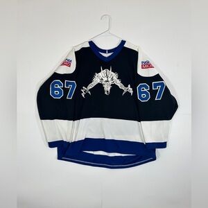 Dragon Hockey #67 Jersey Multicolored Black Blue White Size X-Large Technology